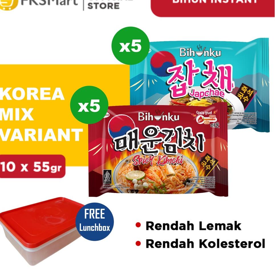 

☏ Bihunku Korea Mix Variant Paket Isi 10 ✫