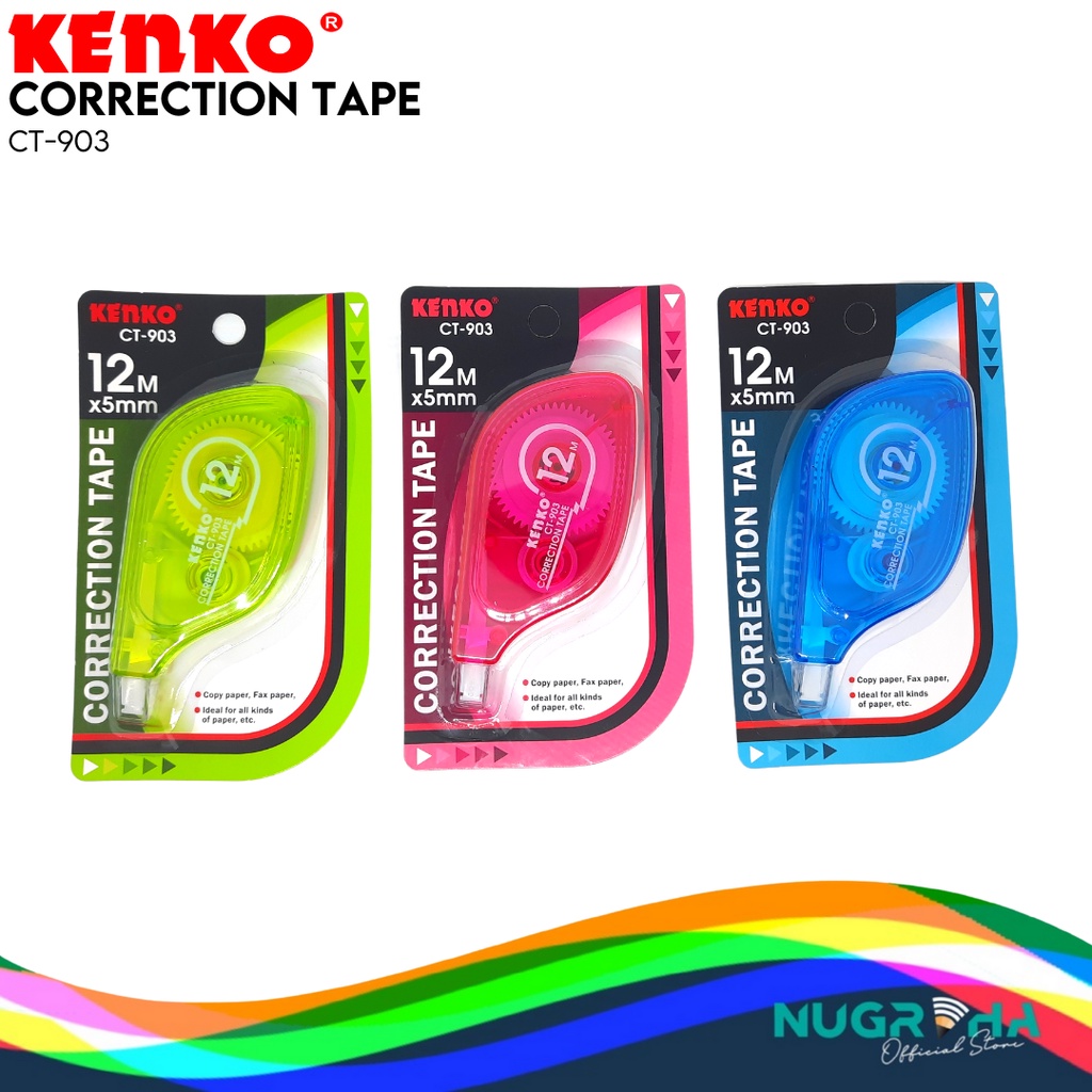 

Correction Tape / Pita Koreksi KENKO CT-903