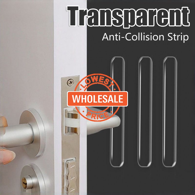 [Harga Grosir] Strip Perlindungan Anti Gores Pinggiran Pintu Mobil Invisible Clear Door Anti-Tabrakan Stiker Strip Pelindung Silencing Tanpa Jejak Untuk Pintu Dinding Lemari Furniture Mobil