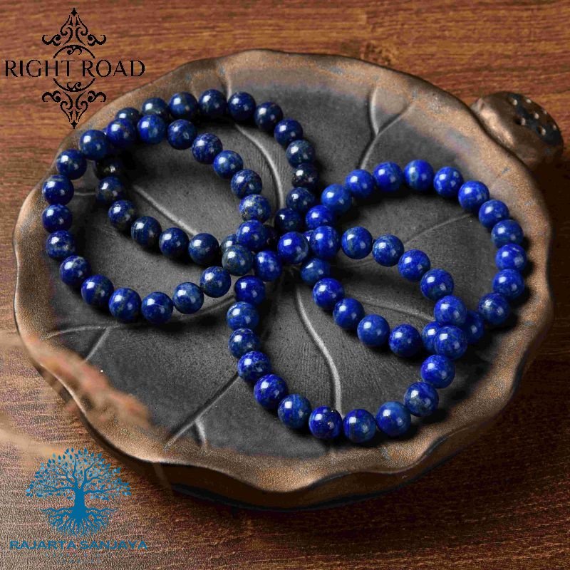 Gelang Batu Lapis Lazuli 8Mm Syntetic