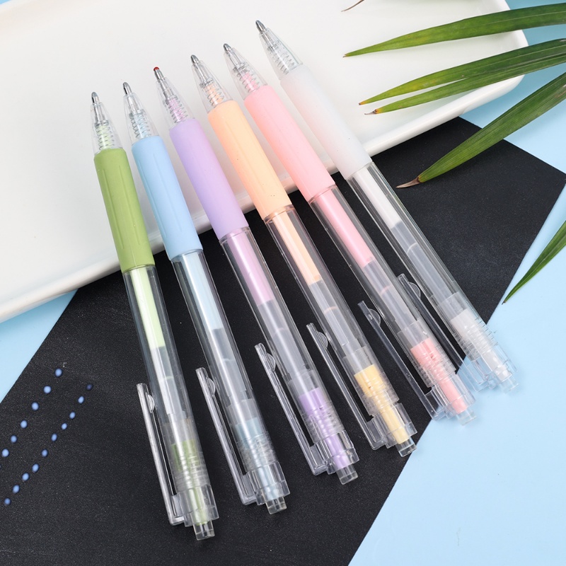 Pen Dispensing Lem Tipe Tekan Warna Permen/Pulpen Tempel Nota Cepat Kering Viskositas Tinggi DIY