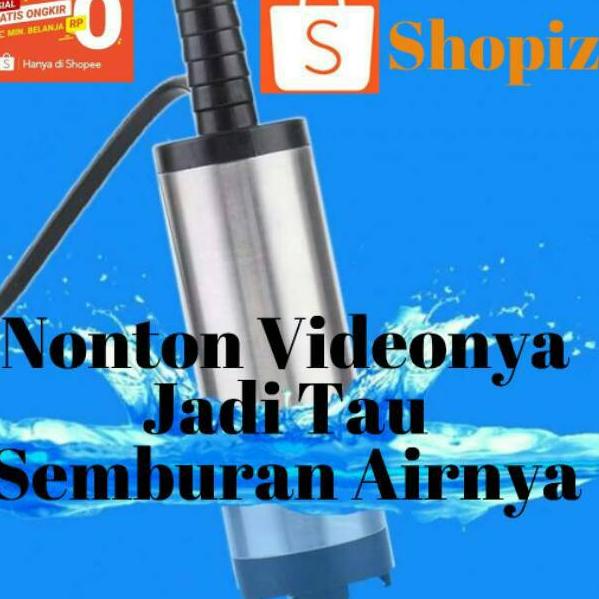 ✈ Pompa air/ pompa celup mini / pompa air cuci motor mobil BIRU ✱