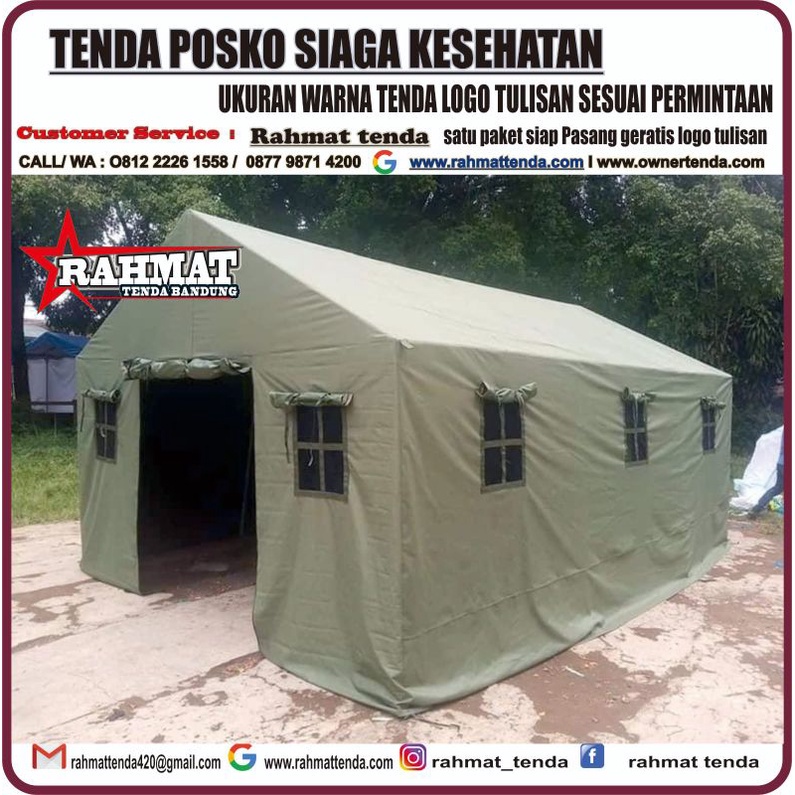 Tenda Posko - Medis Kesehatan Uk 4x6