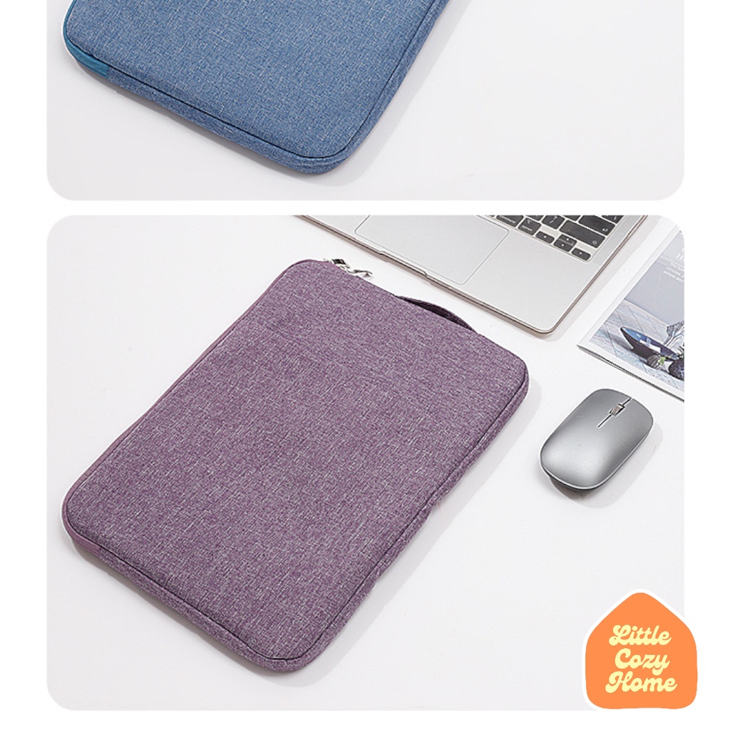 Tech Pocket Laptop Sleeve 13 14 15 15.6 Inch / Tas Laptop Sarung Pouch Cover Komputer Leptop Multifungsi / Macbook Air Pro Cotton Premium Case Sleeve / Lenovo ASUS ACER