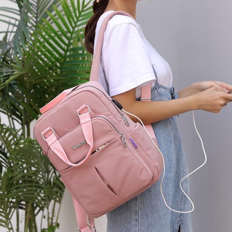 BEST SELLER BTSO - Tas Ransel Wanita Tas Laptop Wanita Tas Kuliah Tas Sekolah Tas Lokal Kualitas Imp