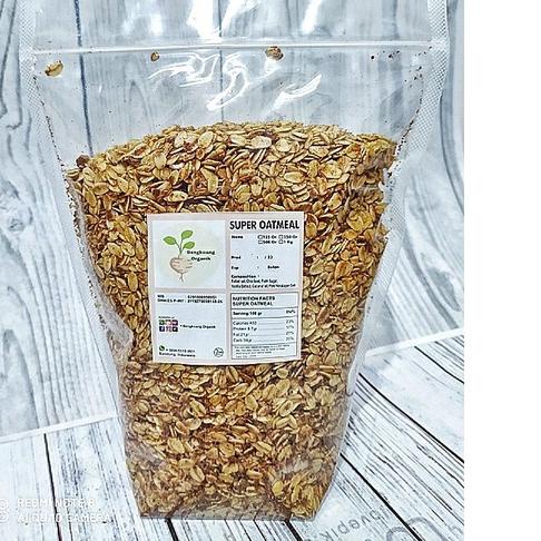 

➸ SUPER OATMEAL 1KG (6 MIX) - Instant, Vanilla Flavour, Rolled Oat, Chia Seed ♗