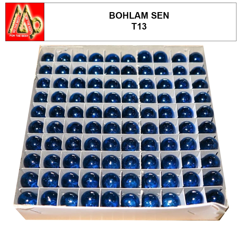 T13 / Bohlam Sen 12V / BENING / BIRU / MERAH / ORANGE / TW