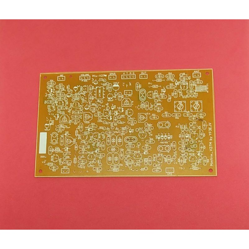 PCB BITX CB SSB Mintrix V27M 27 MHZ (11 M Band) HF TRANSCEIVER mirip CBITX (bukan cbitx). Skema ada.