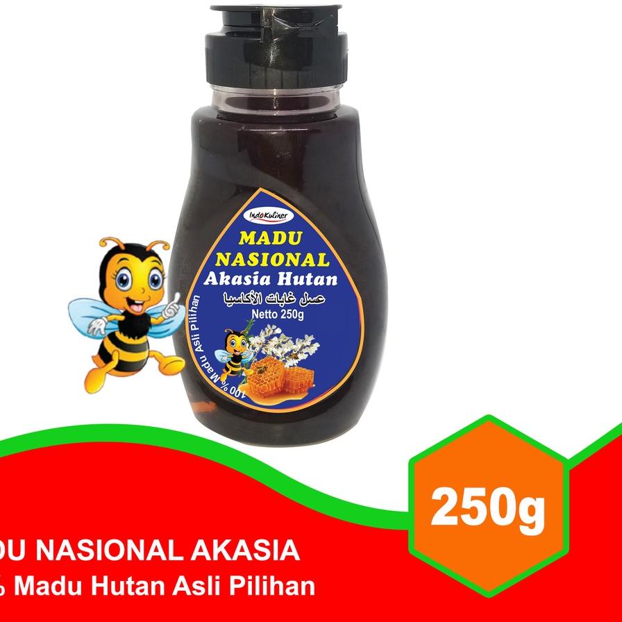 

❁ Nasional Akasia 250gr Extra Propolis Polen Royal Jelly - 1 Botol ♂
