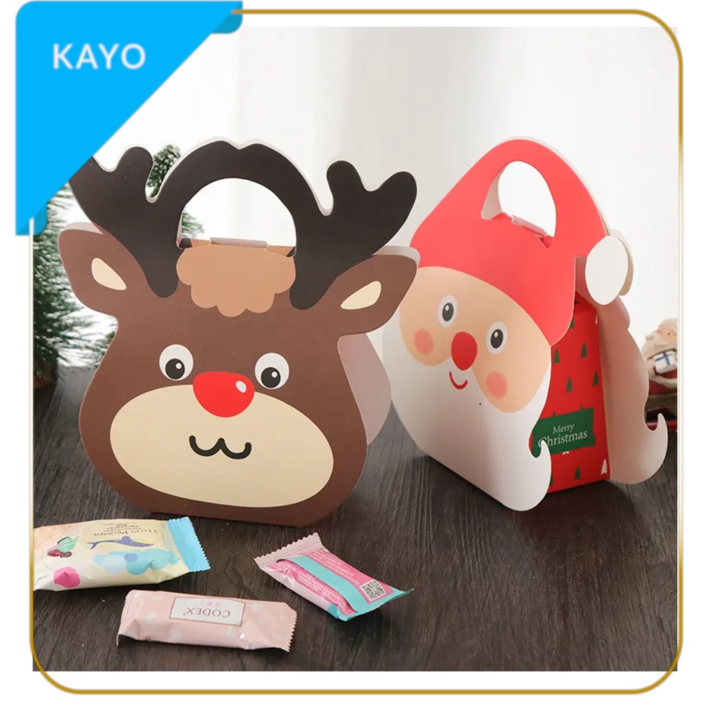 

BOX HADIAH NATAL, KADO NATAL, KOTAK SUVENIR TEMA NATAL X'MAS GIFT