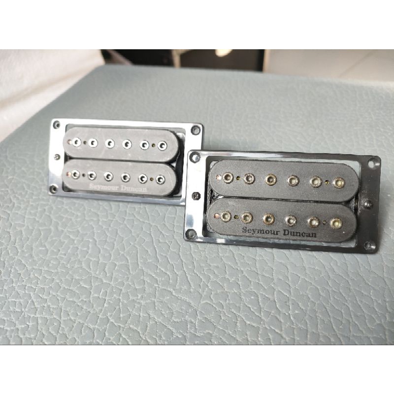 set ( sepasang Seymour Duncan Alpha Omega + frame 6 strings pickup gitar elektrik