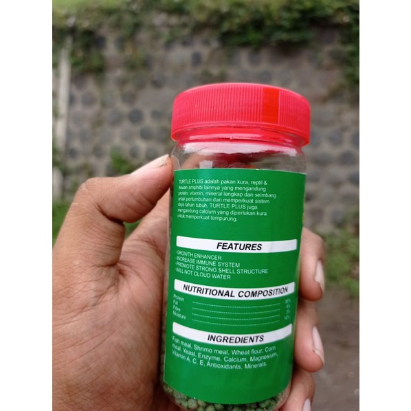 pakan kura kura pelet