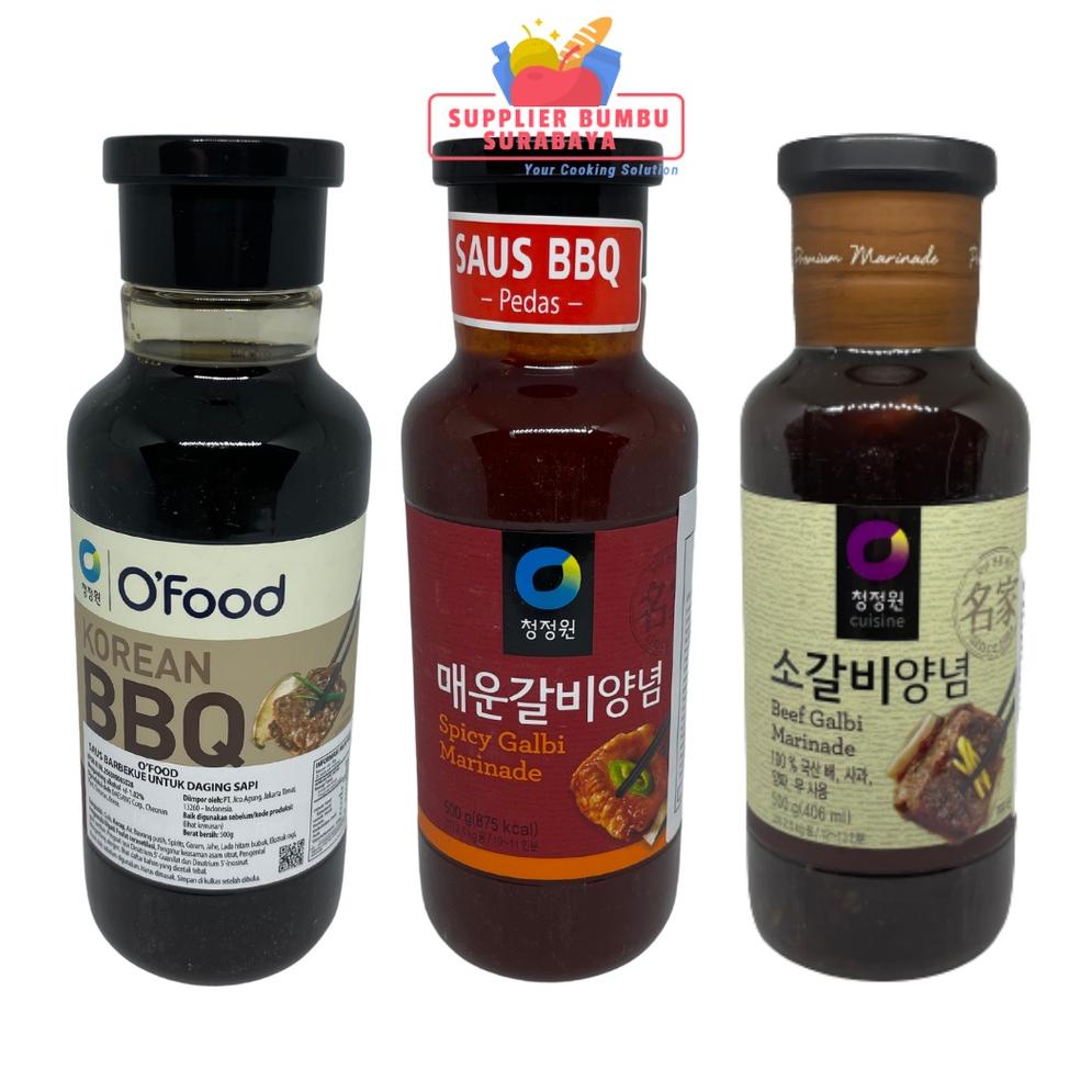 

ヨ Daesang Chung Jung One - Korean Beef Bulgogi Galbi Spicy Marinade Sauce 500g TERMURAH 97H
