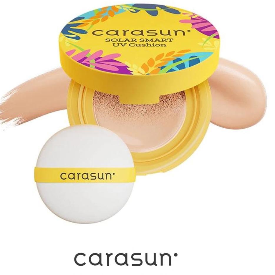 ☝ Carasun Cushion Solar Smart UV and Refill Cushion - 00 Transparant 01 Ivory 02 Cream 03 Fair 04 Na