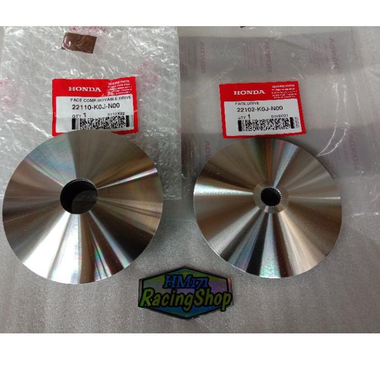 rumah roller bubut custom 13,5 /13,8 pulley racing kode K0J genio, beat deluxe, Scoopy 2021  ✓