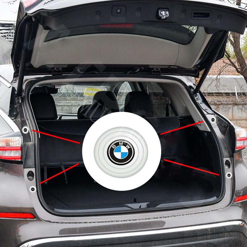 BMW 4/8 /12/16Pcs Baru Luminous Type Car Door Trunk Anti Shock Tabrak Pad Silikon Stiker Mengurangi Kebisingan Penyangga Universal Untuk E90 F10 F30 E39 E60 X1 E84 F48 E36 E46 E30 F25 X3 E83