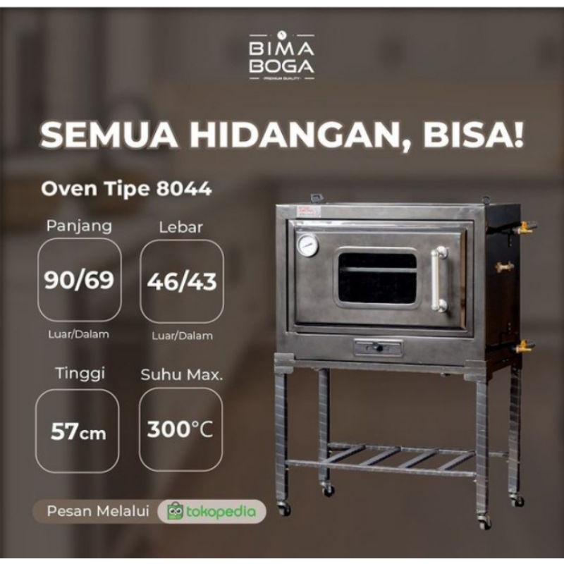 Oven Gas BIMA BOGA Type 8044