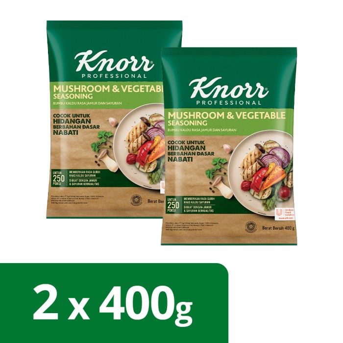 

Knorr Mushroom & Vegetable Seasoning (NON - MSG) Twinpack