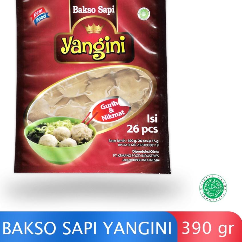 

❁ Yangini Bakso Sapi - Beef Ball 26 pcs 390gr ⅎ