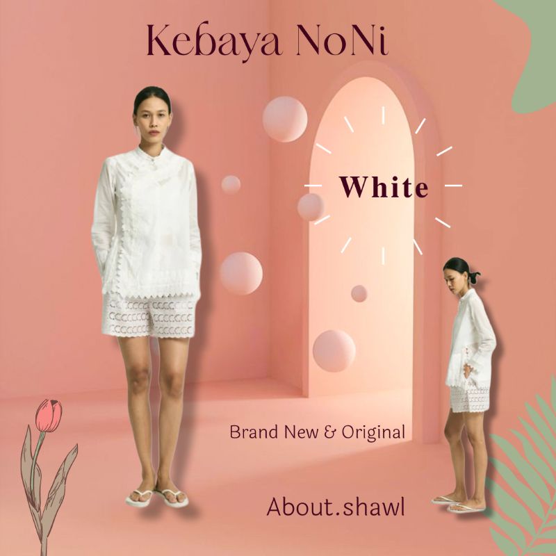 Kebaya Noni White Sejauh Mata Memandang