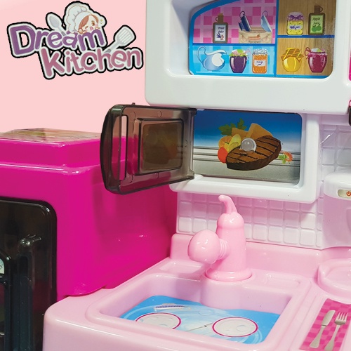 Mainan Anak Masak-Masakan/  Mainan Dream Kitchen 2in1 021-1A