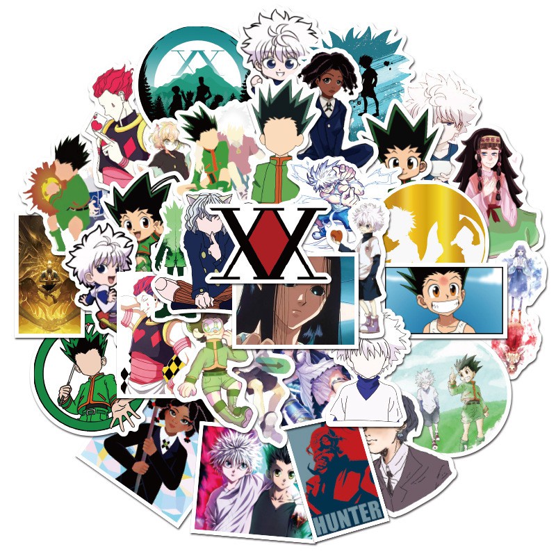 

Stiker Anime Hunter X hunter isi 25 pcs Best Seller