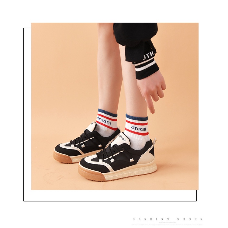 [DUNIA FASHION] Sepatu Wanita Sneakers Wanita Model Korea Import Premium Quality DF 638