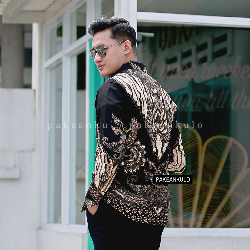 Batik Premium Pria Slimfit || Motif Caturangga