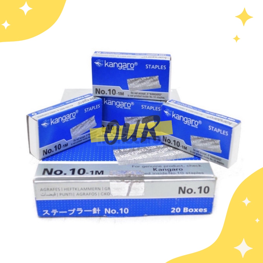 

STAPLER REFIL/ ISI N0. 10 KANGARO STAPLES [Our_projects]
