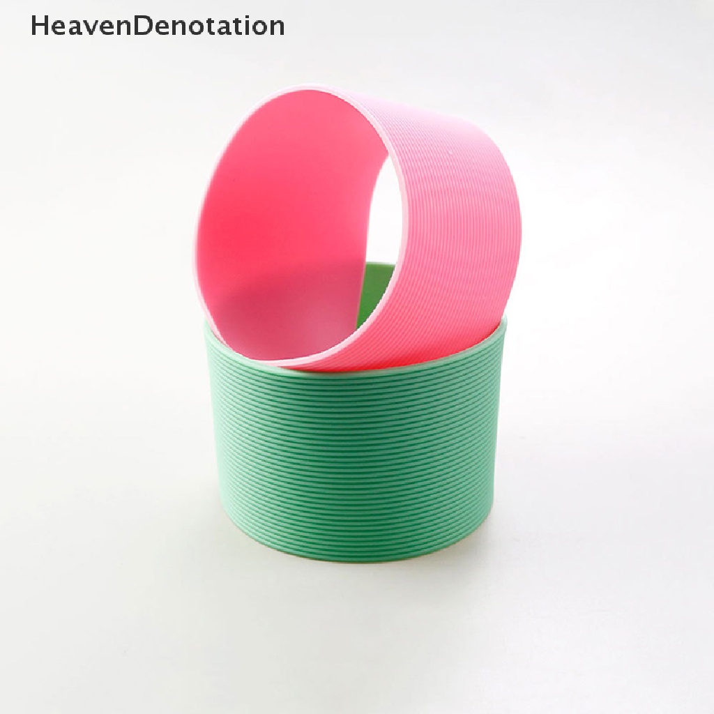 [HeavenDenotation] Silicone Cup Sleeve Bottle Non-slip Gelas Botol Penutup Mug Keramik Bungkus Kopi HDV