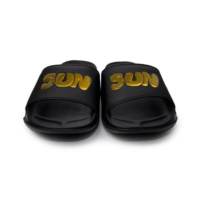 Sun Casual - Graffy Black / Gold | Slippers Slide | Sandal Pria | Sandal Wanita | Sandal Unisex