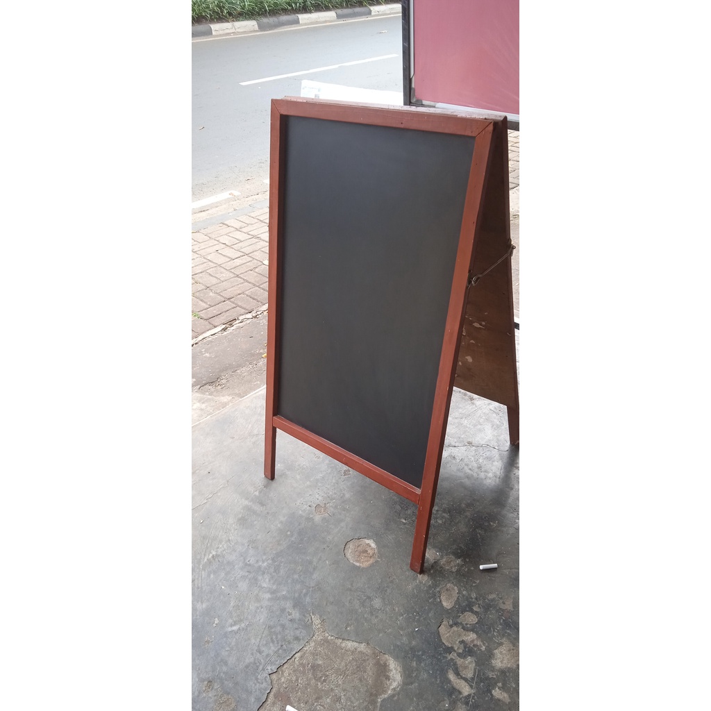 

Papan menu Cafe bahan hpl 60 x 90 cm 2 sisi