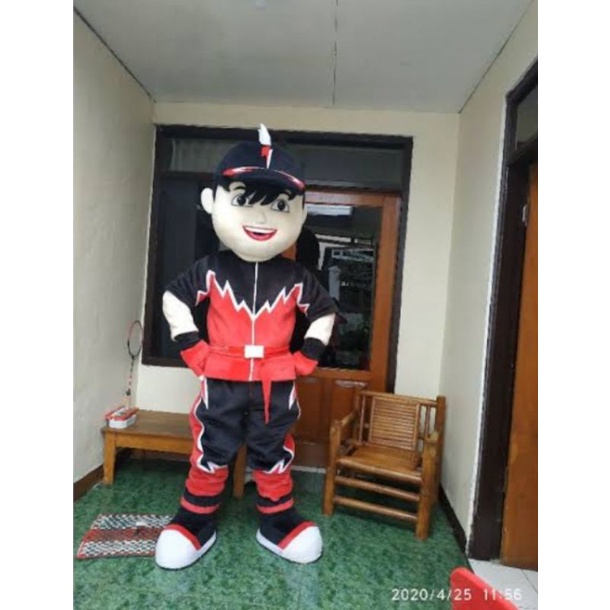 kostum badut Boboiboy api