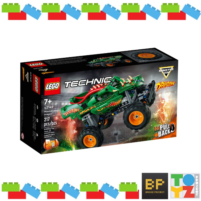 Lego 42149 Technic - Monster Jam Dragon