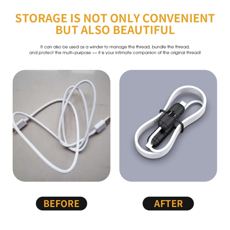 Pelindung Kabel Charger USB Untuk Apple Type-C Kabel Anti Patah Charger Silikon Lembut Android Kabel Data Kawat Pelindung Penutup Wire Winder Cord Saver with Duster Universal