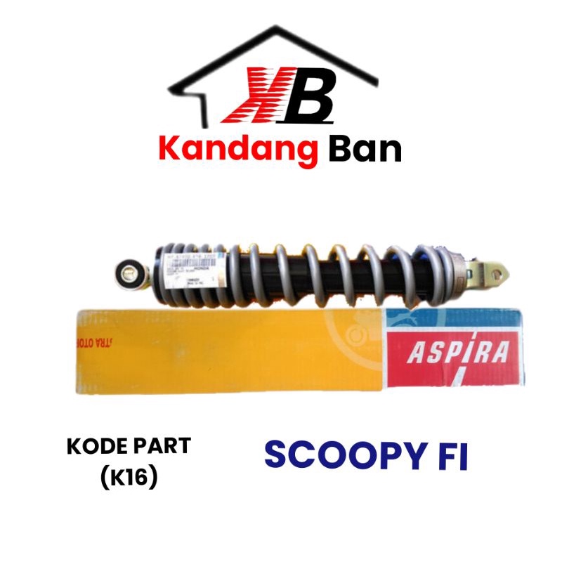 SHOCKBREAKER SCOOPY FI MERK ASPIRA (K16) 100% ORIGINAL, BY PT. ASTRA OTOPARTS