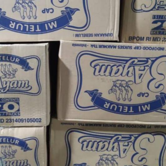 

❈ MIE TELUR CAP 3 AYAM /DUS (20 PCS) ♣