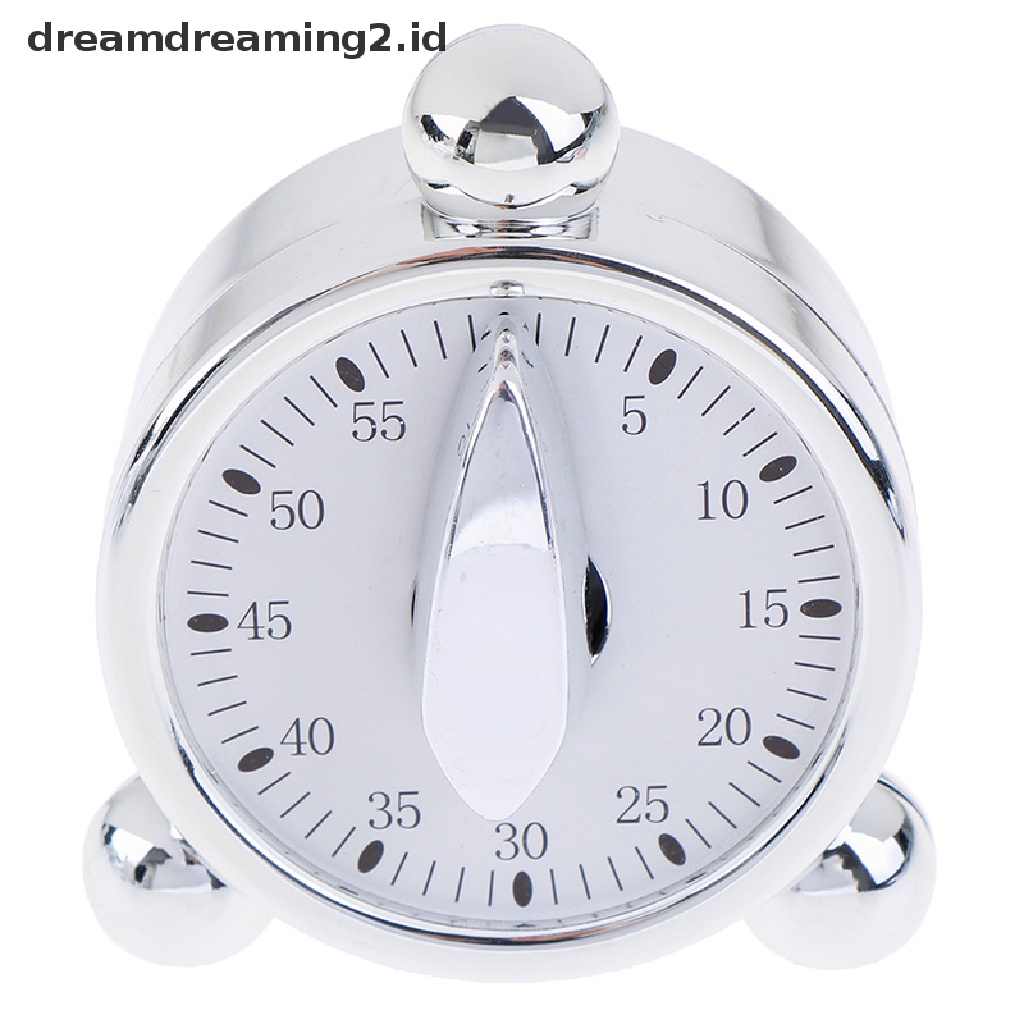 (dream) Jam Alarm Pengingat Masak Mekanik 60menit Untuk Timer Hitung Mundur Dapur.