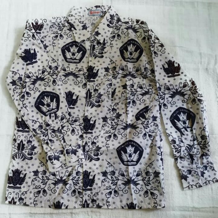 SERAGAM BATIK SD BIRU LENGAN PANJANG - 7