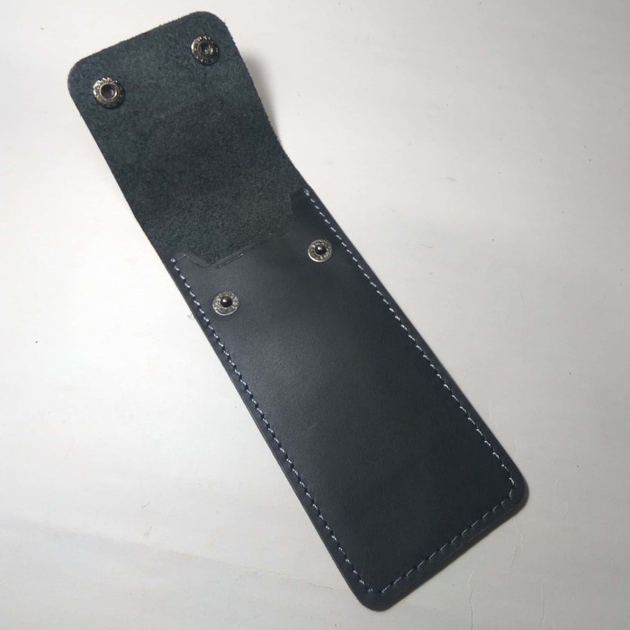 

Terlaris ✨ -tempat pensil model kulit asli warna hitam pencil case- 2.2.23