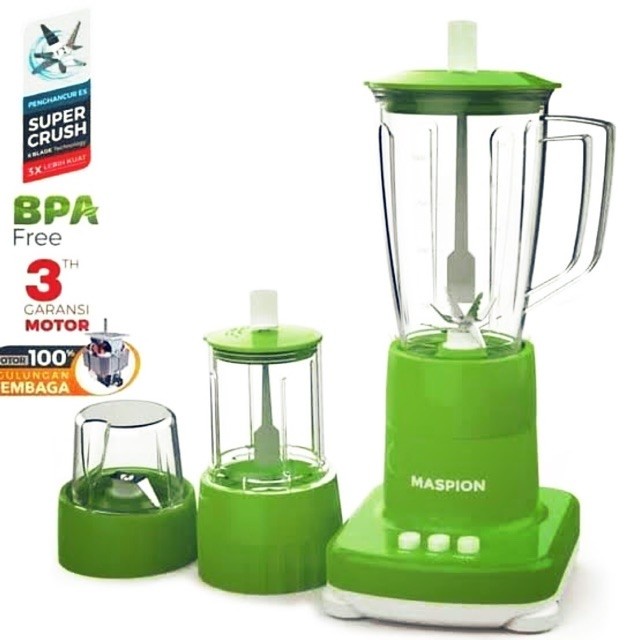 Blender KACA Maspion MT1273GL Blender Maspion MT 1273GL 3 In 1