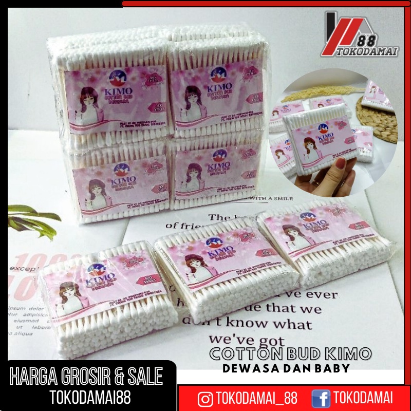 Cotton Bud Dewasa &amp; Baby 100pcs/Korek Kuping/Pembersih Telinga