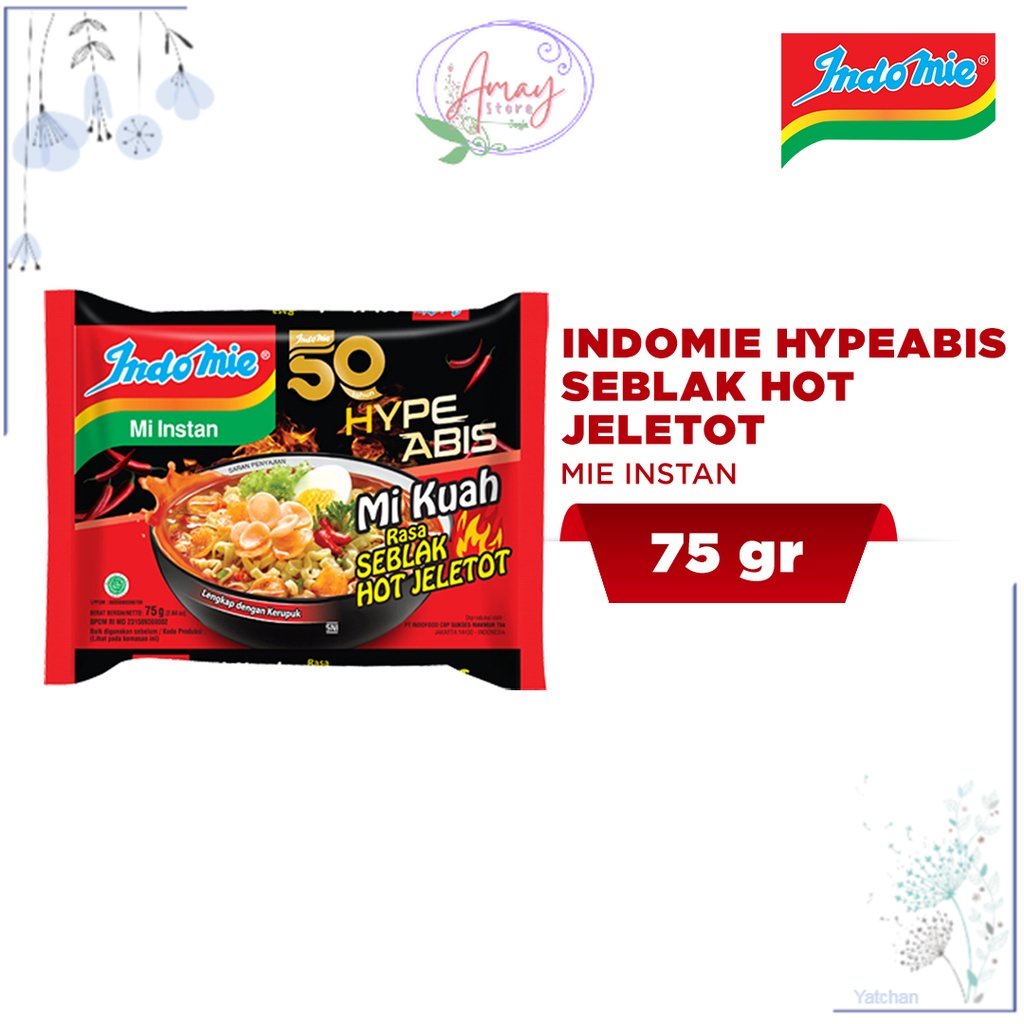 

[asj] BISA COD - Indomie Hypeabis Seblak Hot Jeletot