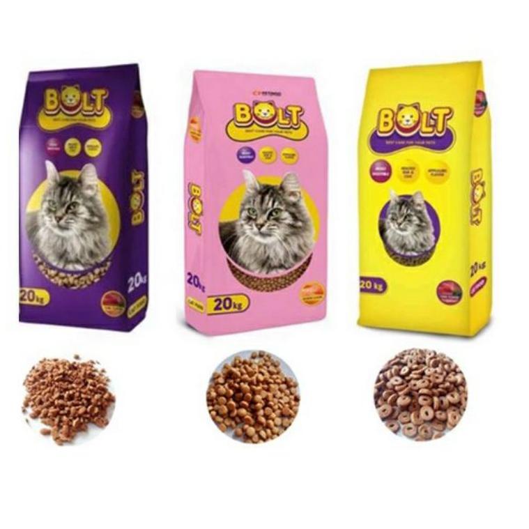 I25 Pakan kucing Bolt 1 kg TERLARIS ㅋ