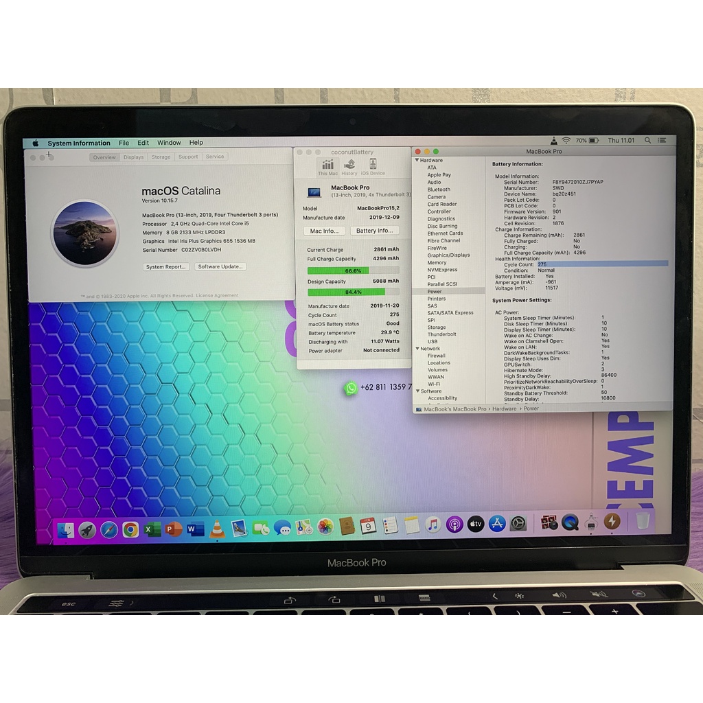 MacBook Pro Retina 13 2019 Core i5 8GB 512GB TouchBar