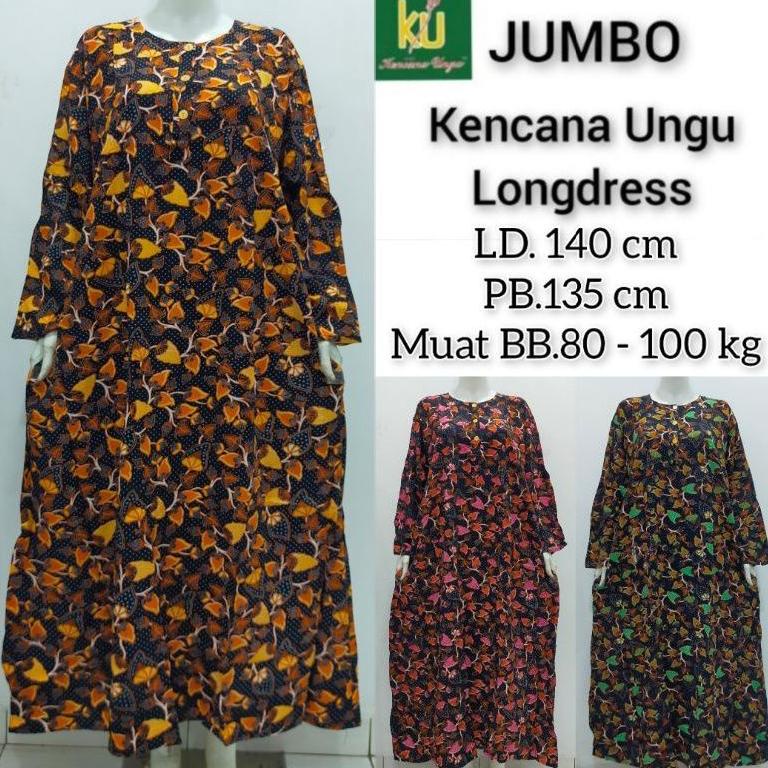 SIAP KIRIM DASTER KENCANA UNGU# LONGDRES ABAYA JUMBO LABEL HIJAU KENCANA UNGU PANJANG