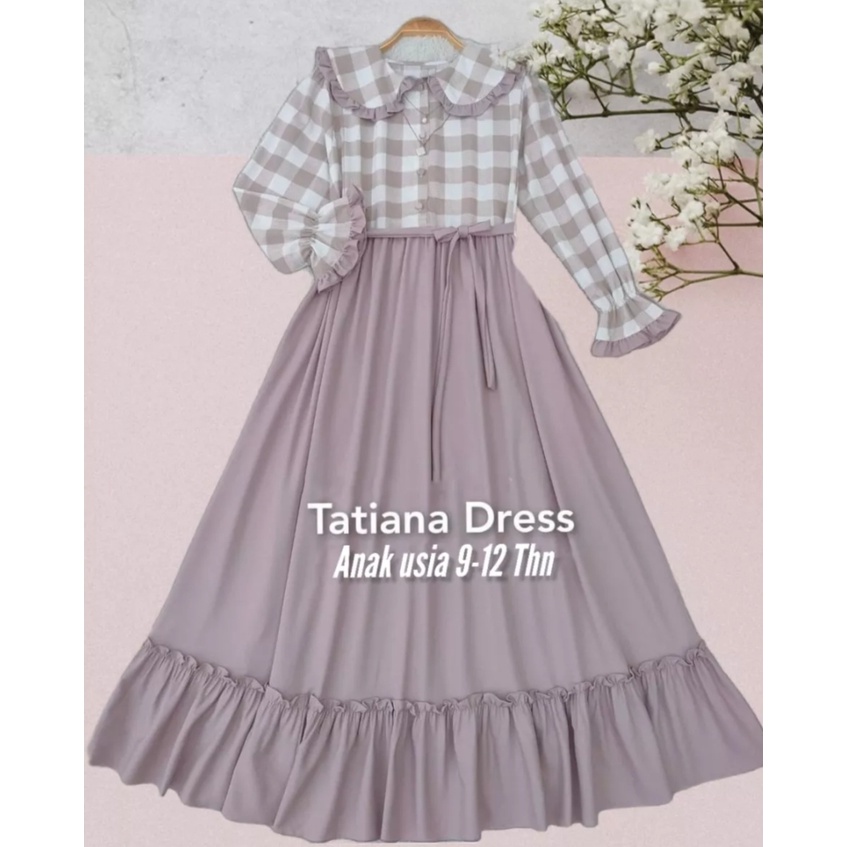 Gamis Anak Lebaran New Arrival Gaun Cewek Mewah Simple Stylish Desain Elegan Modis Keren Gamis Anak