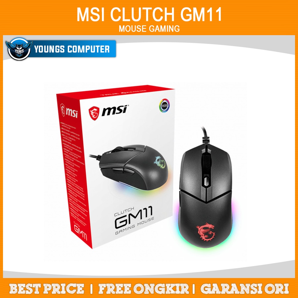 MOUSE GAMING MSI CLUTCH GM11