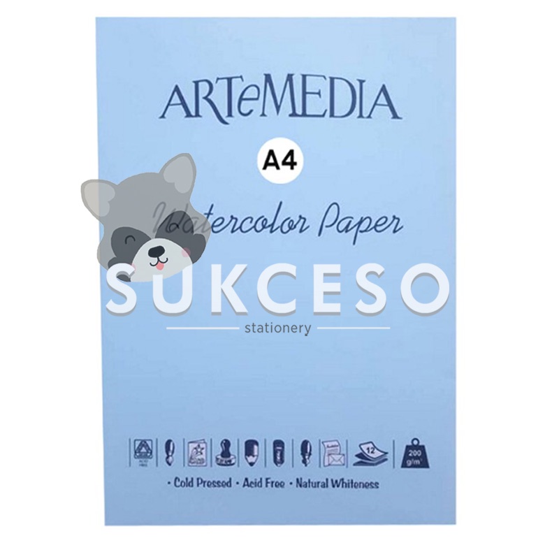 

Artemedia Water Colour Paper Kertas Lukis A4 200 gr / Watercolor Paper A4