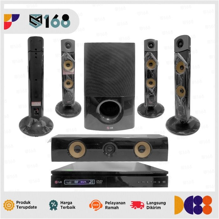 Home Theater Speaker Sound System LG DH6330H DVD 5.1 HD 1000W second